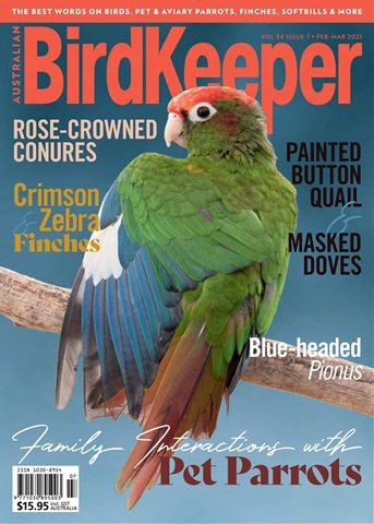 Australian Birdkeeper Magazine issue Volume 34 Issue 7