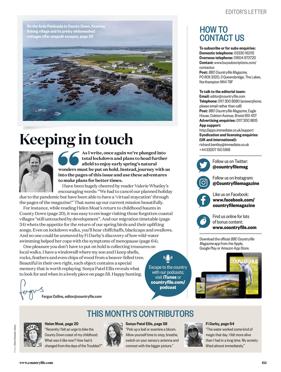 BBC Countryfile Magazine Preview Pages