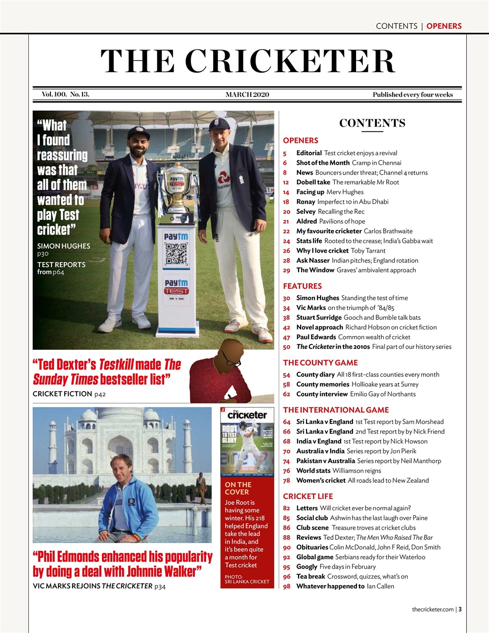 The Cricketer Magazine Preview Pages