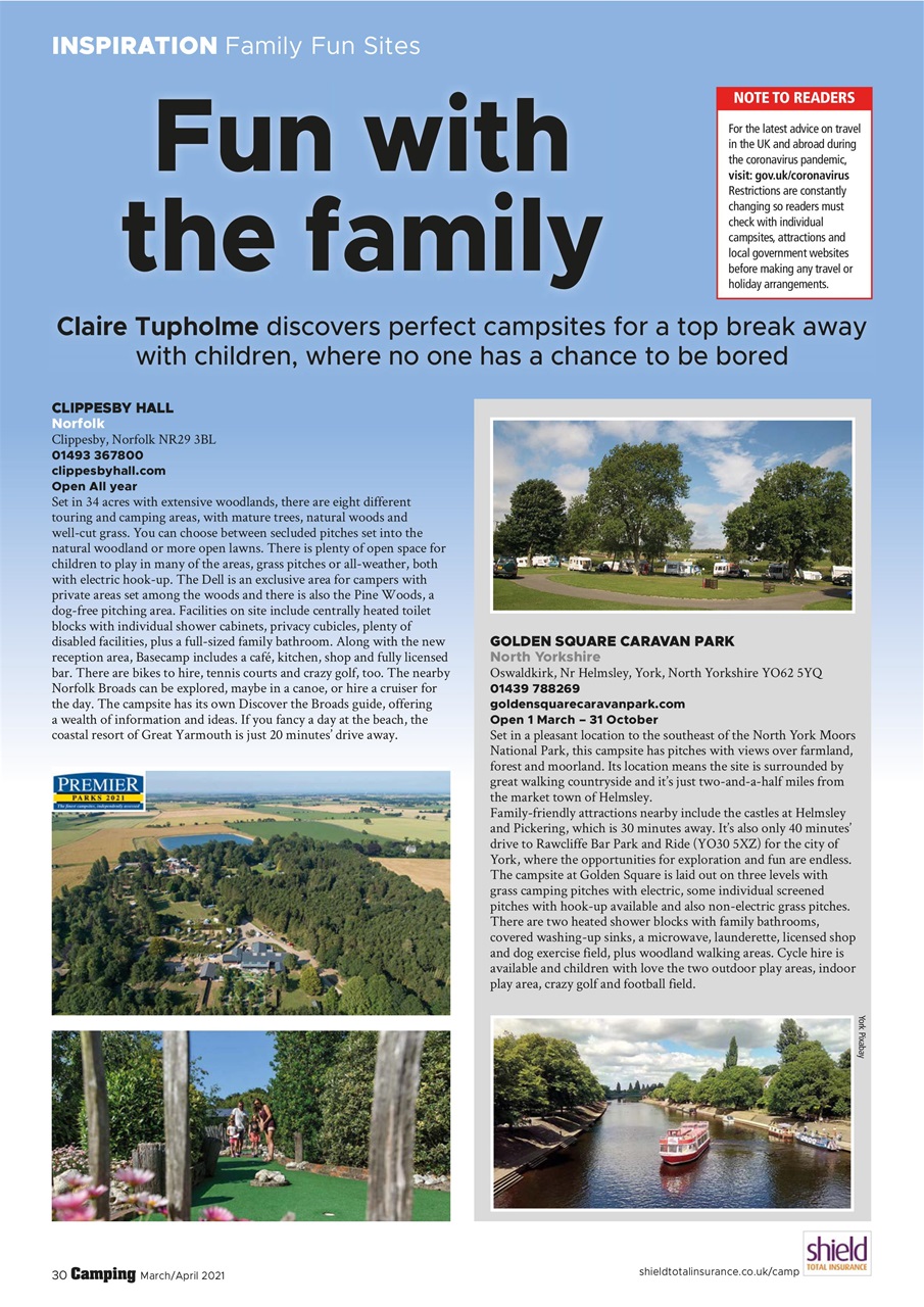 Camping Preview Pages