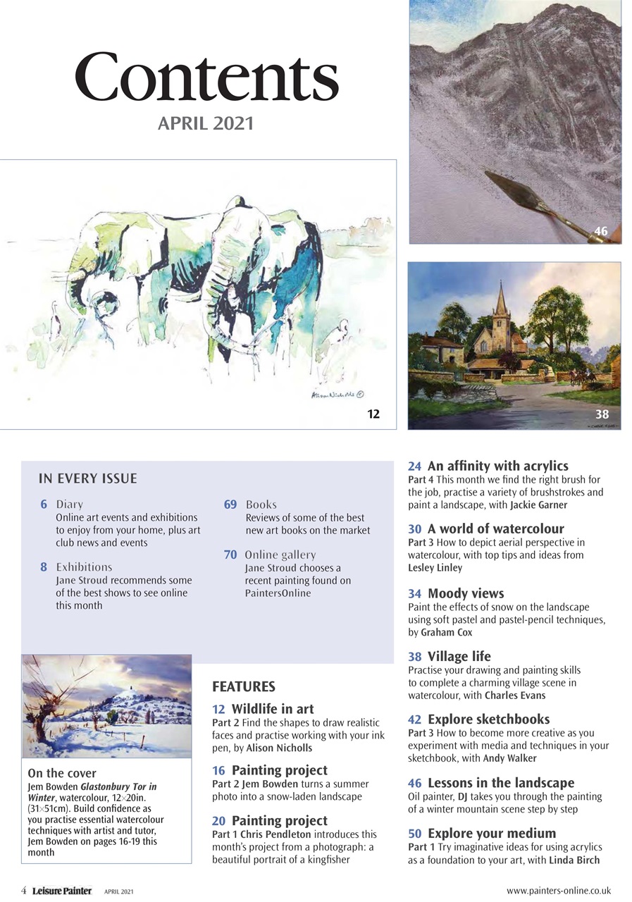 Leisure Painter & The Artist Preview Pages