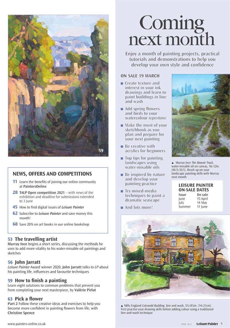 Leisure Painter & The Artist Preview Pages