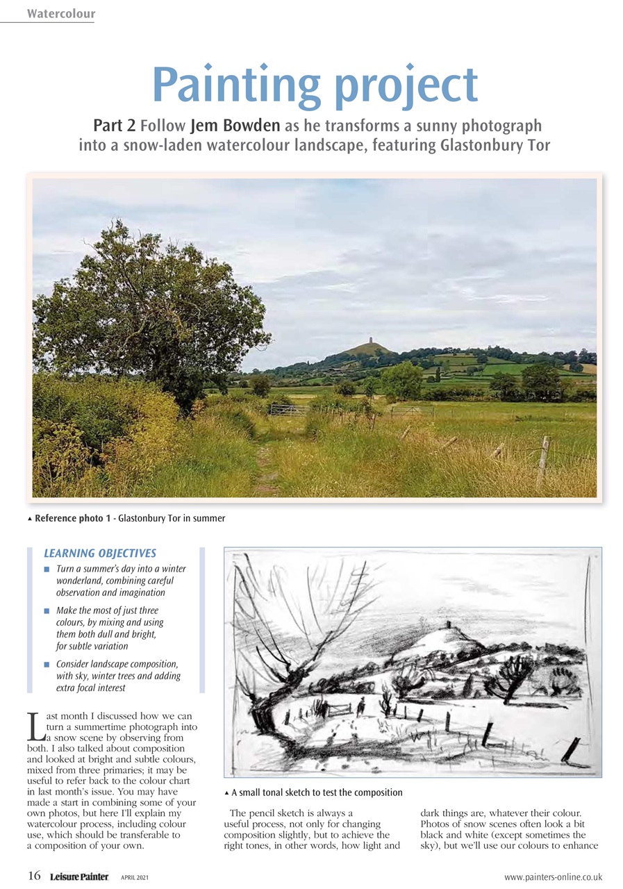 Leisure Painter & The Artist Preview Pages