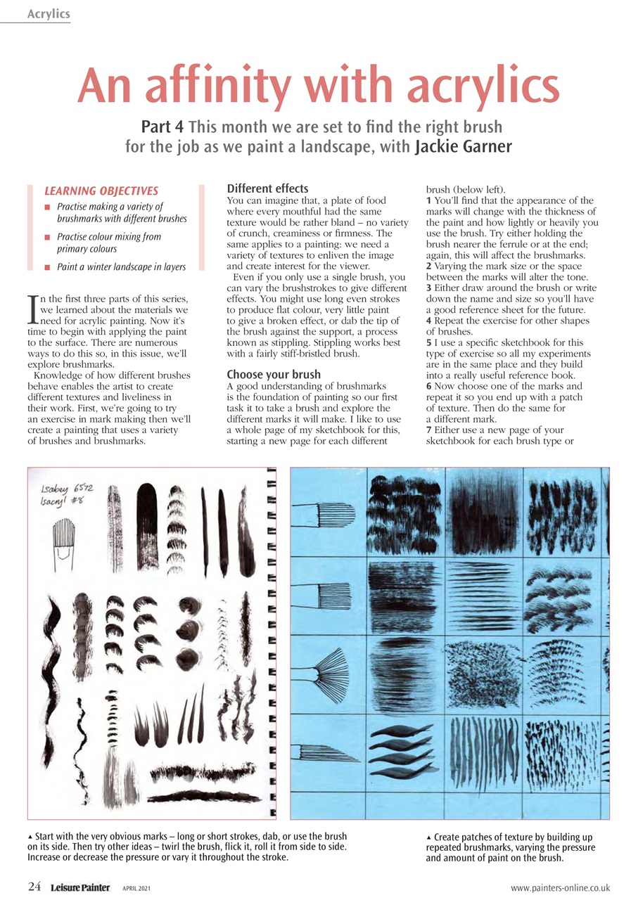 Leisure Painter & The Artist Preview Pages