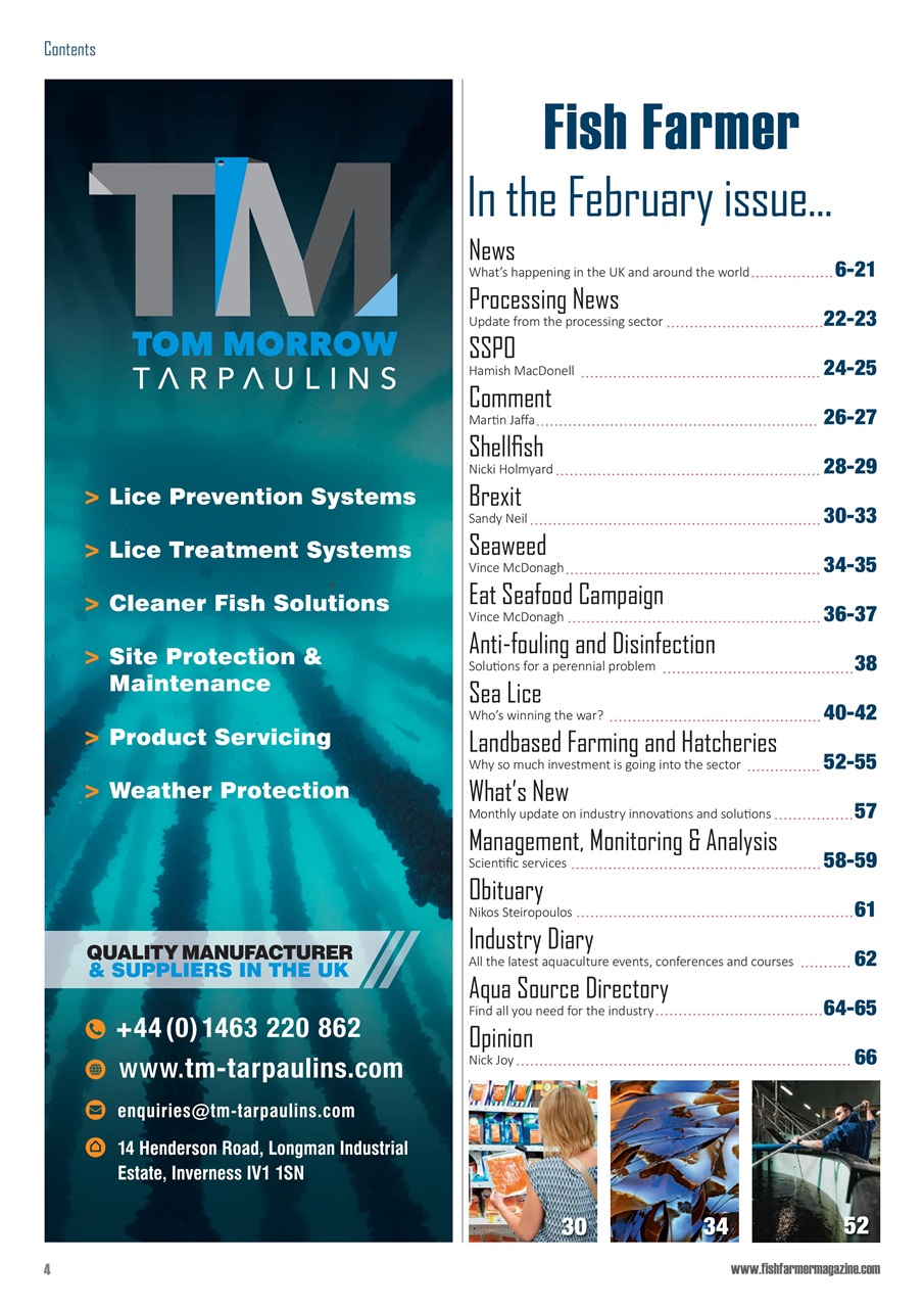 Fish Farmer Magazine Preview Pages