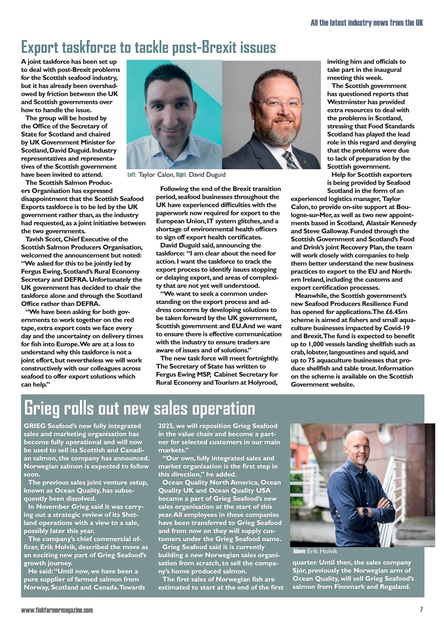 Fish Farmer Magazine Preview Pages