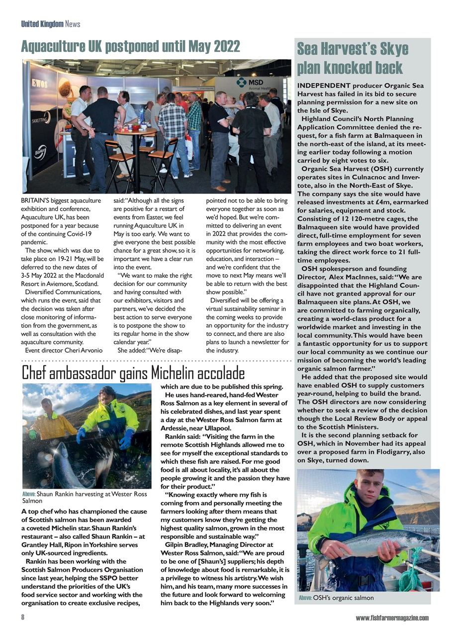 Fish Farmer Magazine Preview Pages