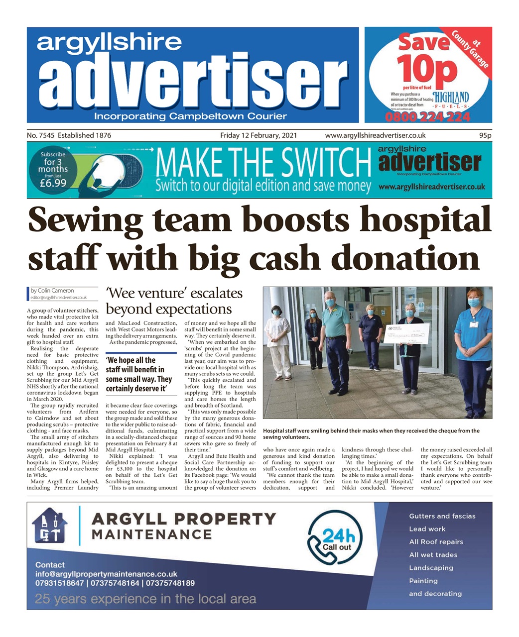 Argyllshire Advertiser Preview Pages
