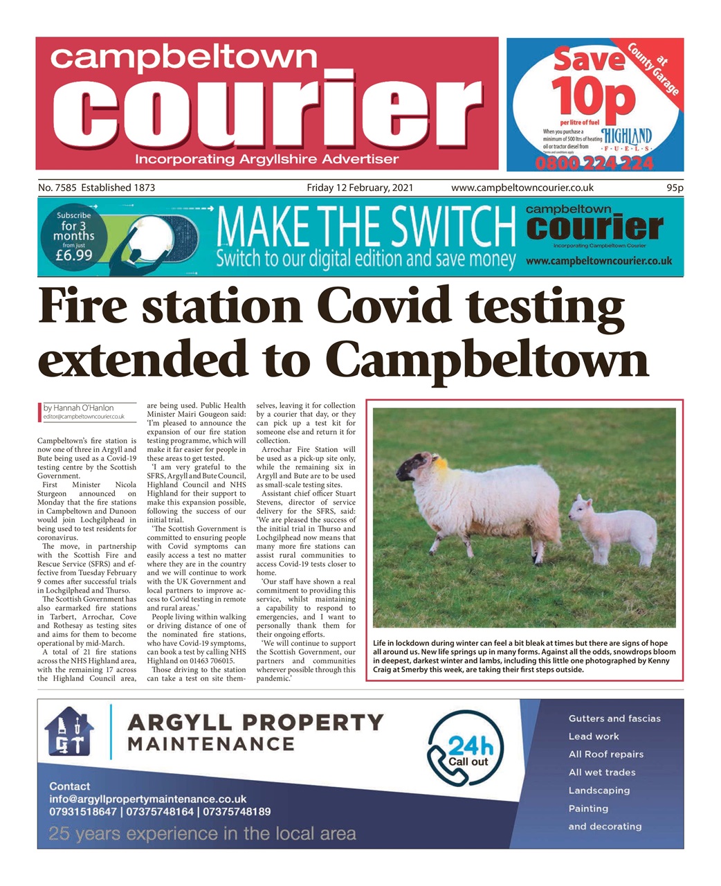 Campbeltown Courier Preview Pages