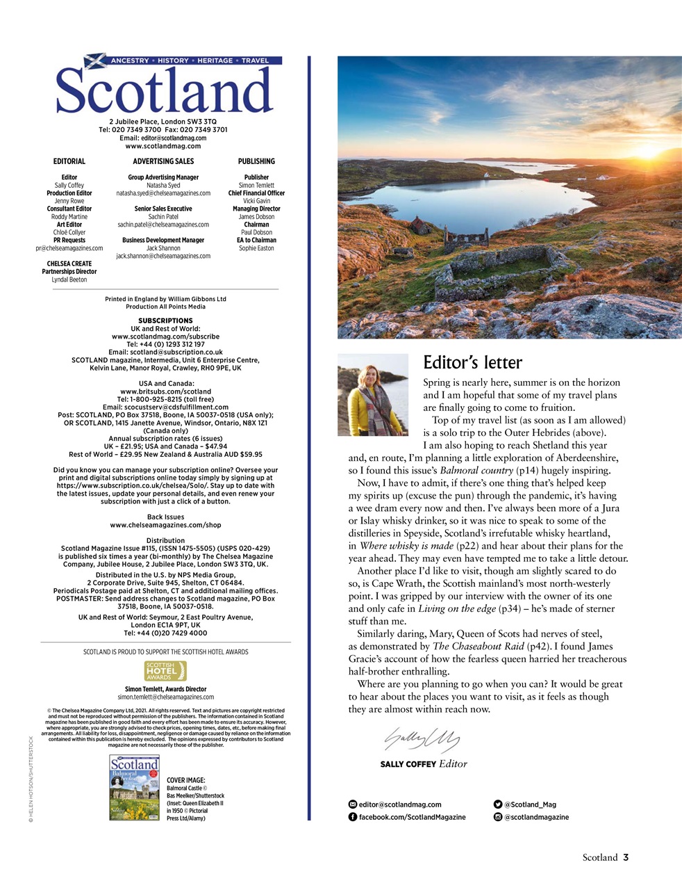 Scotland Magazine Preview Pages