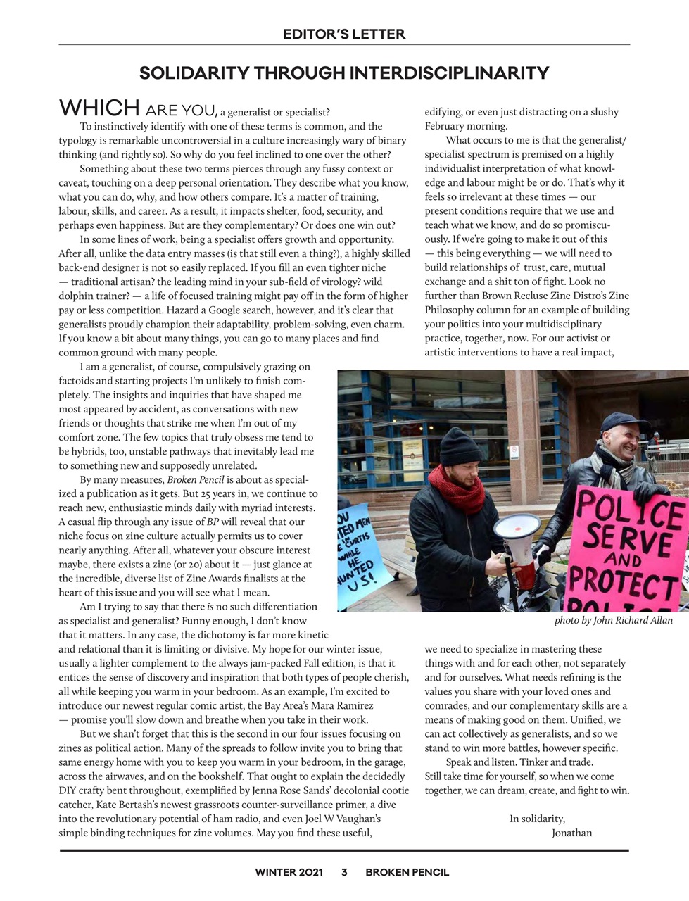 Broken Pencil Preview Pages