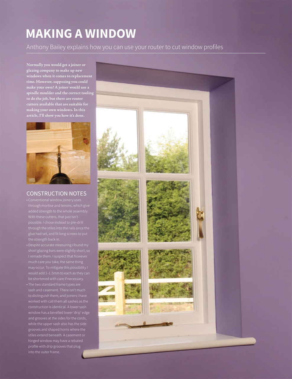Woodworking Crafts Magazine Preview Pages
