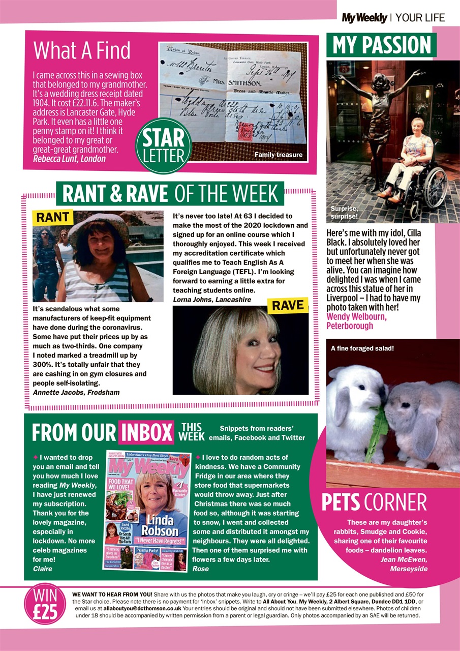 My Weekly Preview Pages