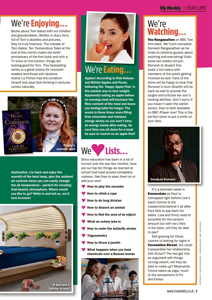 My Weekly Preview Pages