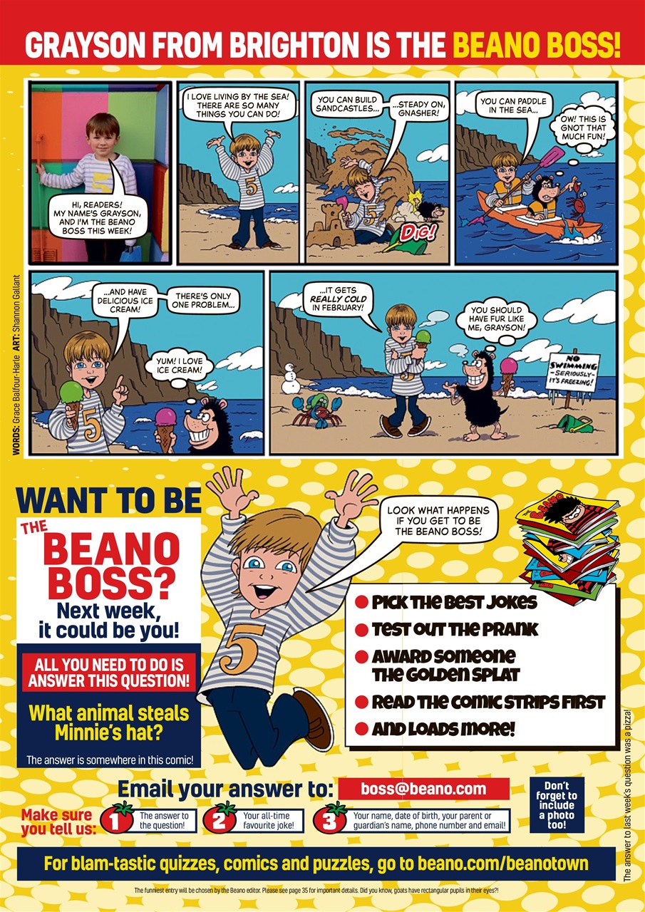 Beano Preview Pages