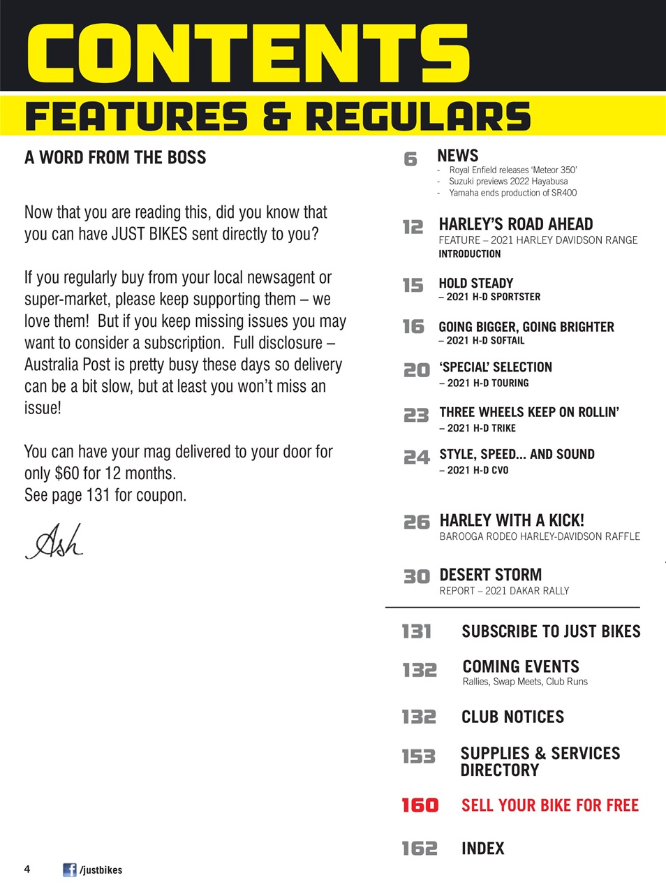 JUST BIKES Preview Pages