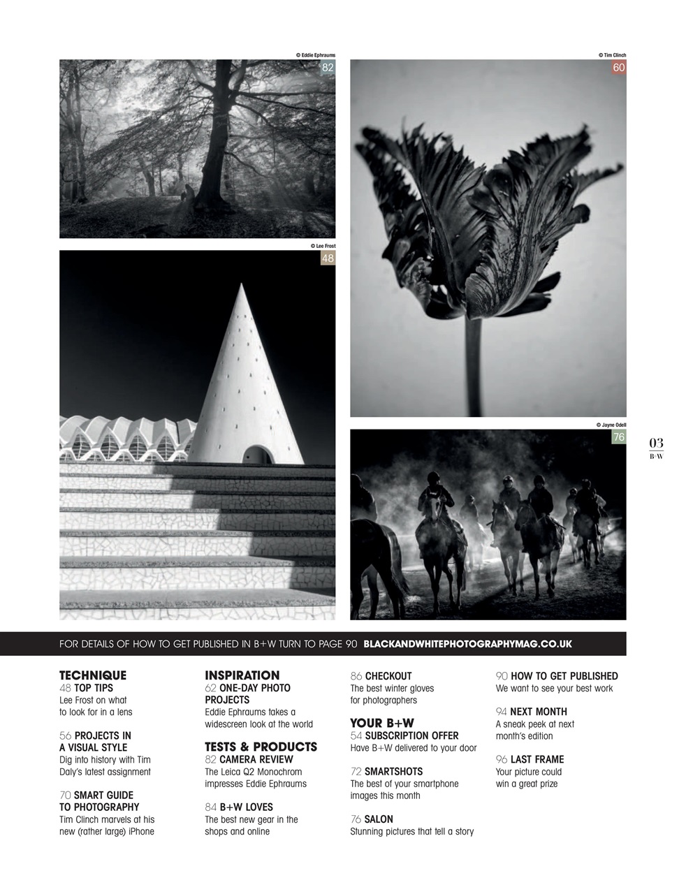 Black+White Photography Preview Pages