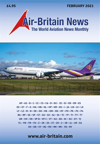 Air Britain News issue February 2021