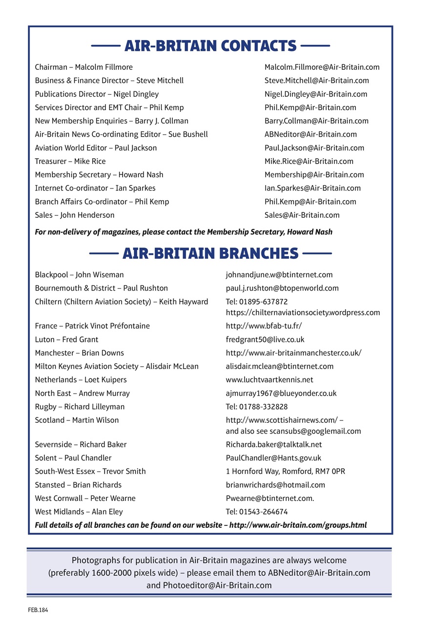 Air Britain News Preview Pages