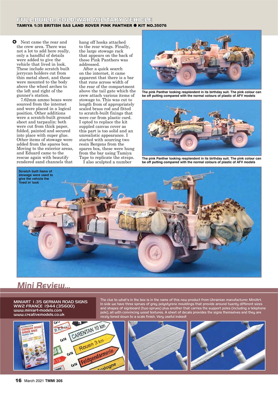 Tamiya Model Magazine Preview Pages