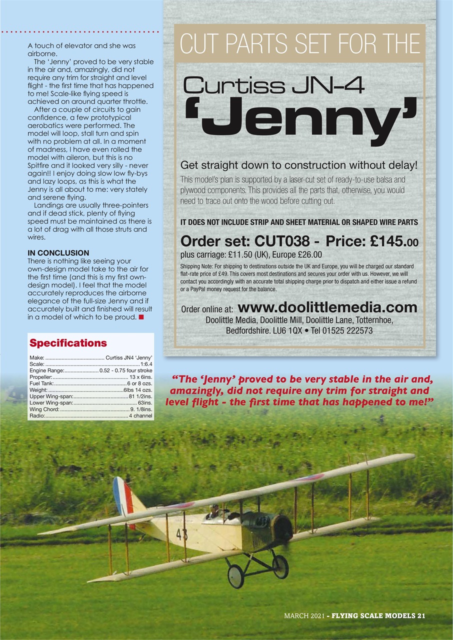 Flying Scale Models Preview Pages