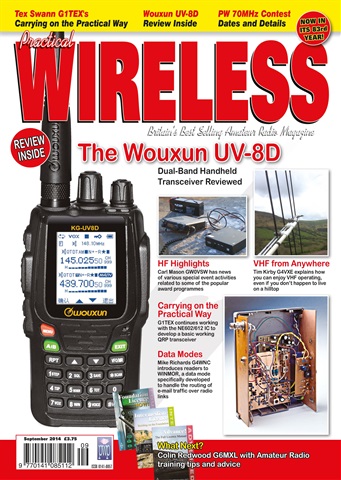 Practical Wireless issue September 2014