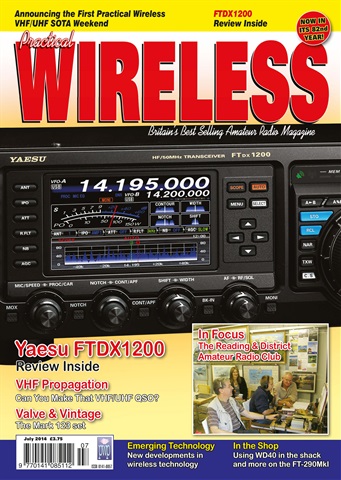 Practical Wireless issue July 2014