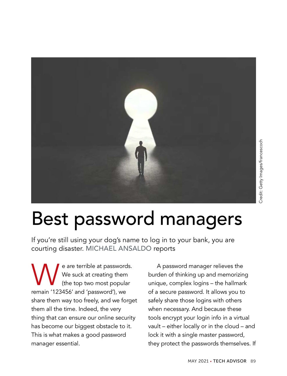 Tech Advisor Preview Pages