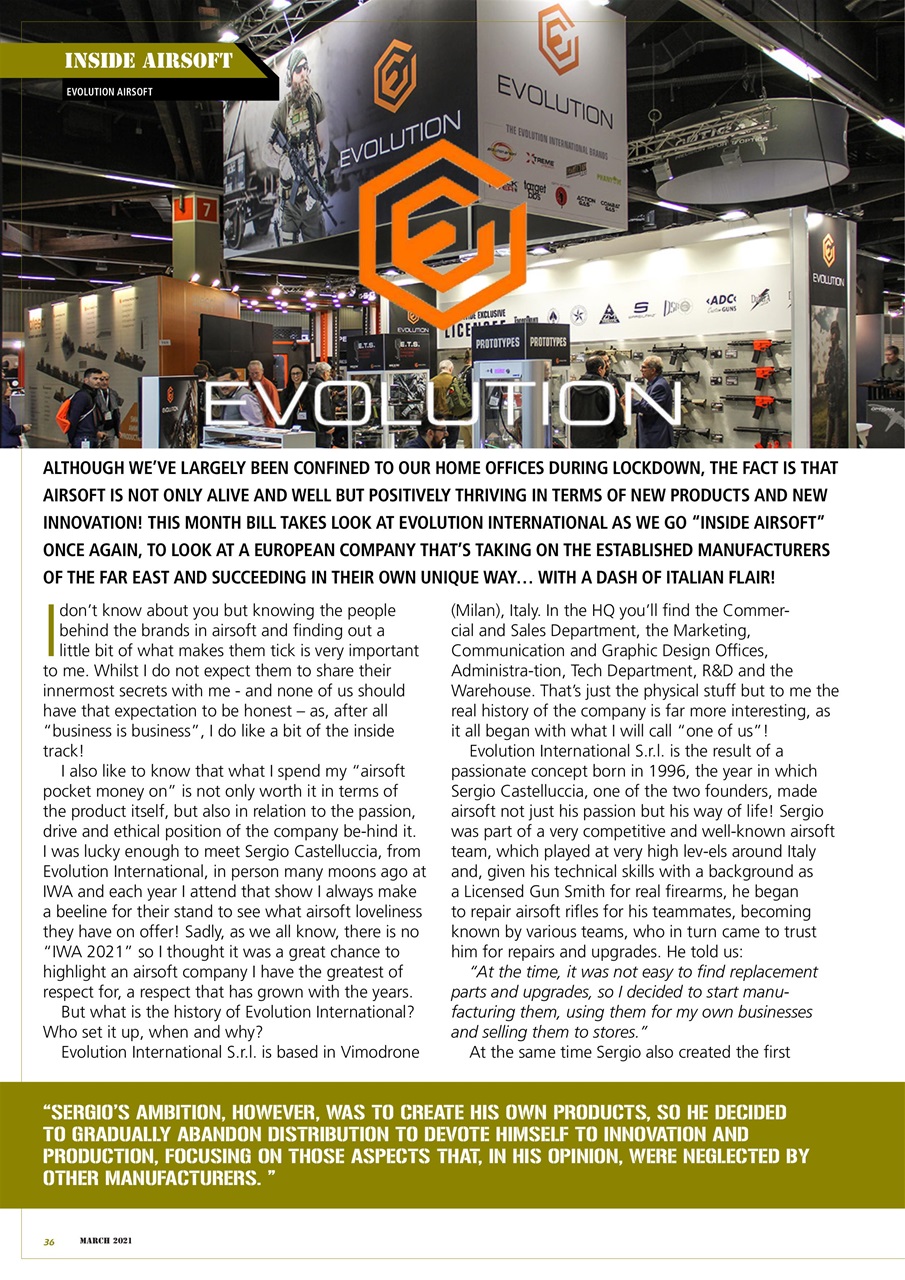 Airsoft Action Preview Pages