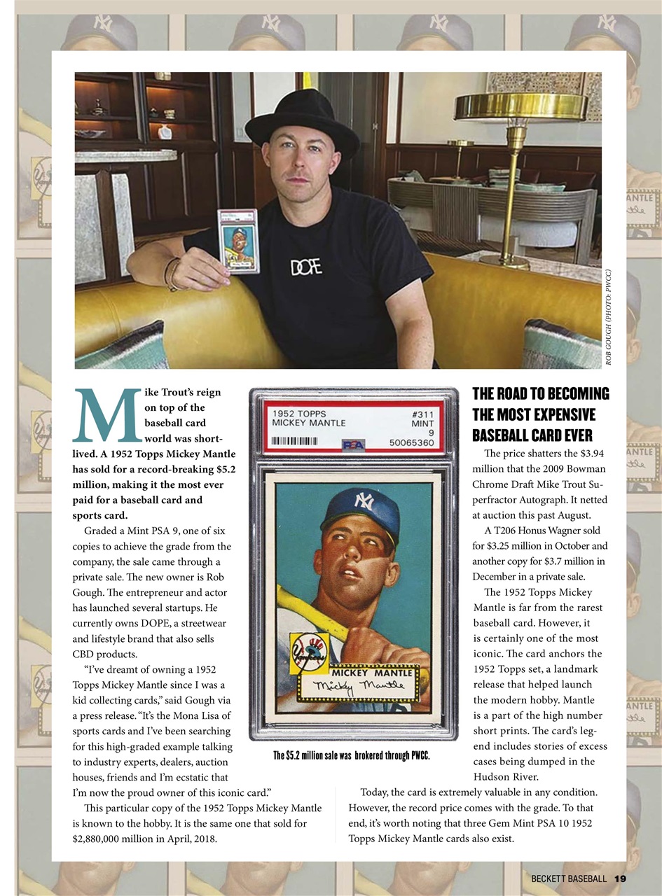 Beckett Baseball Magazine Preview Pages