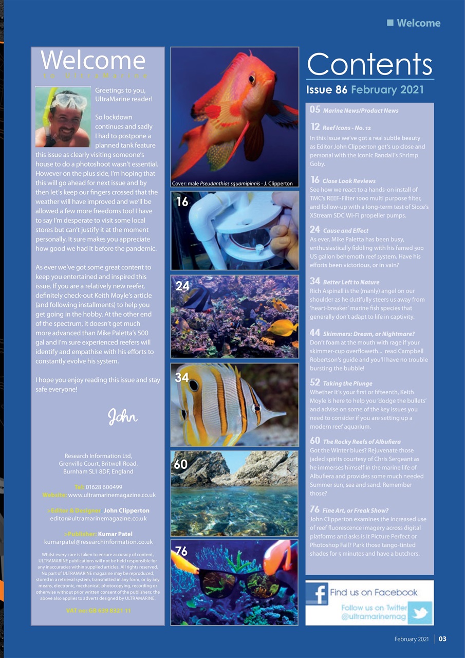 UltraMarine Magazine Preview Pages