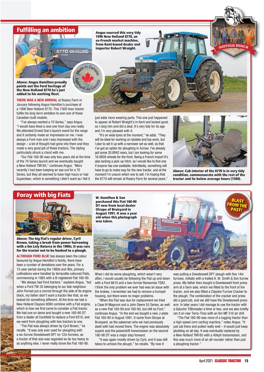Classic Tractor Preview Pages