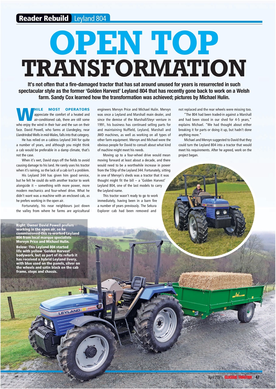Classic Tractor Preview Pages