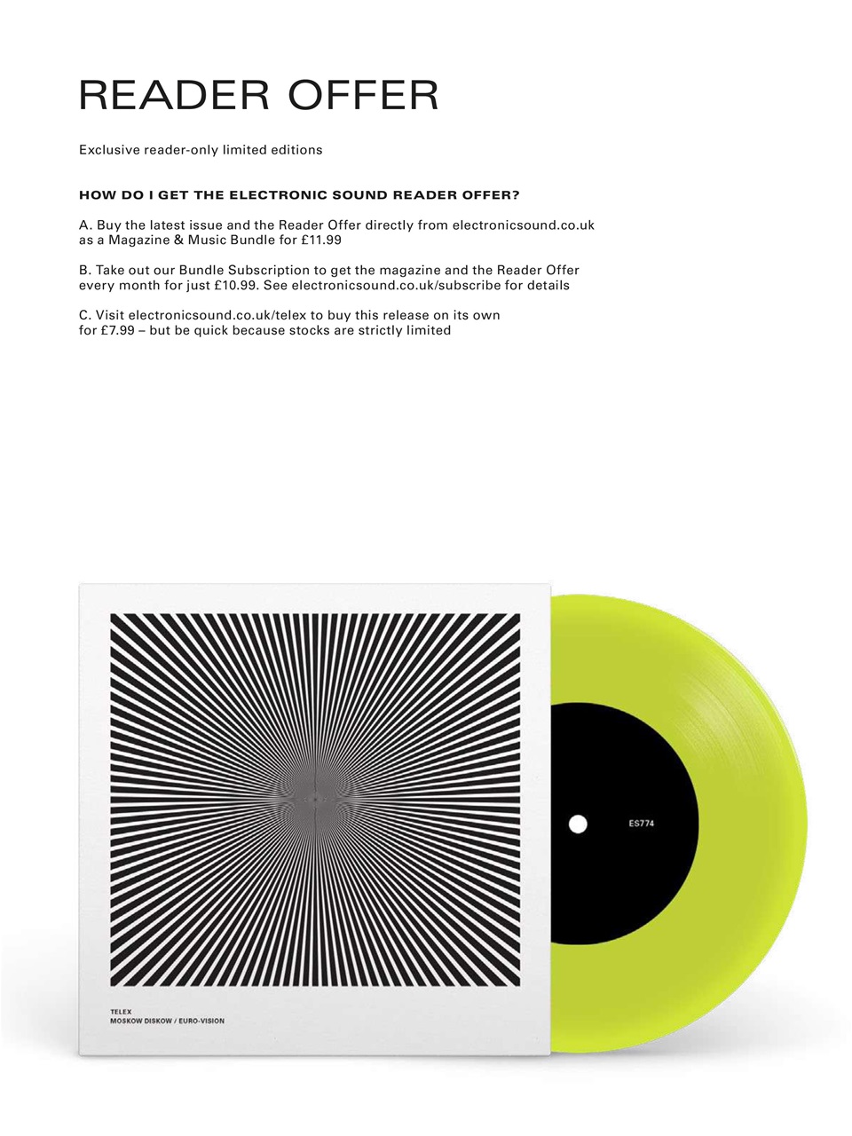 Electronic Sound Preview Pages