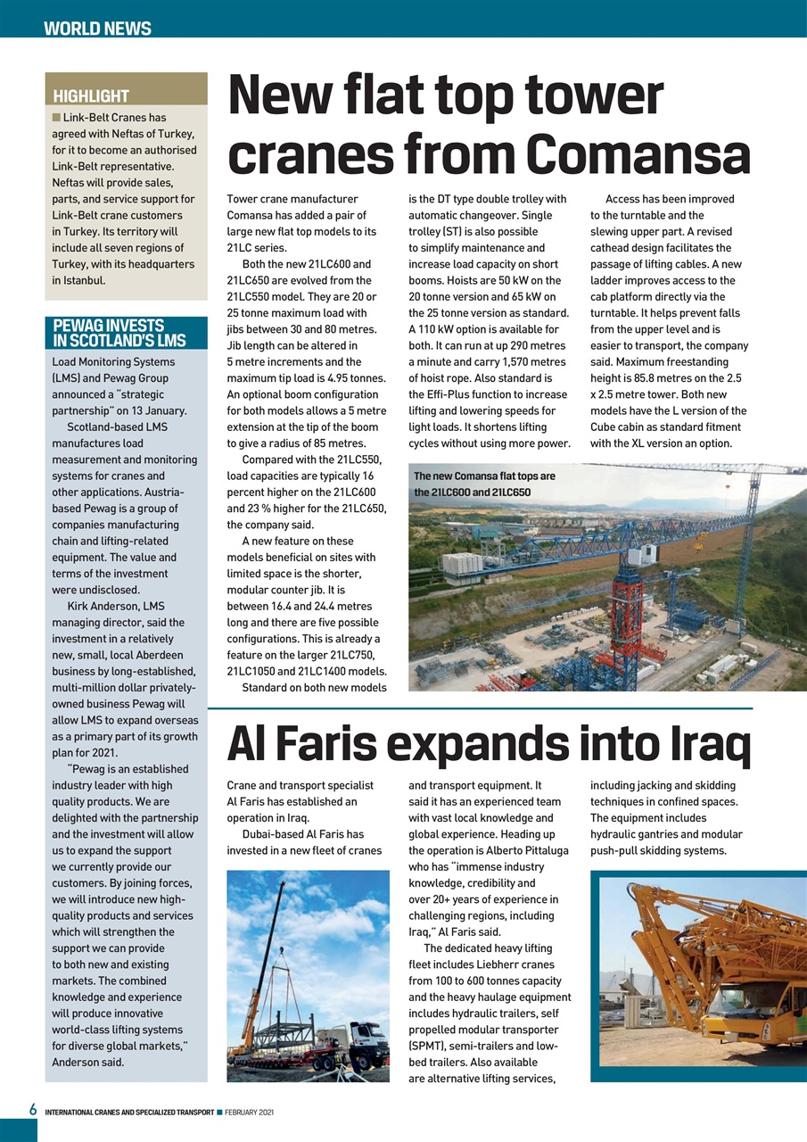 Int. Cranes and Specialized Transp Preview Pages