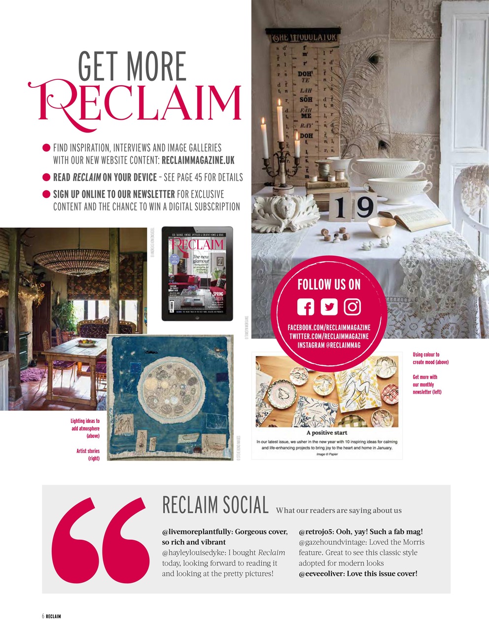 Reclaim Preview Pages