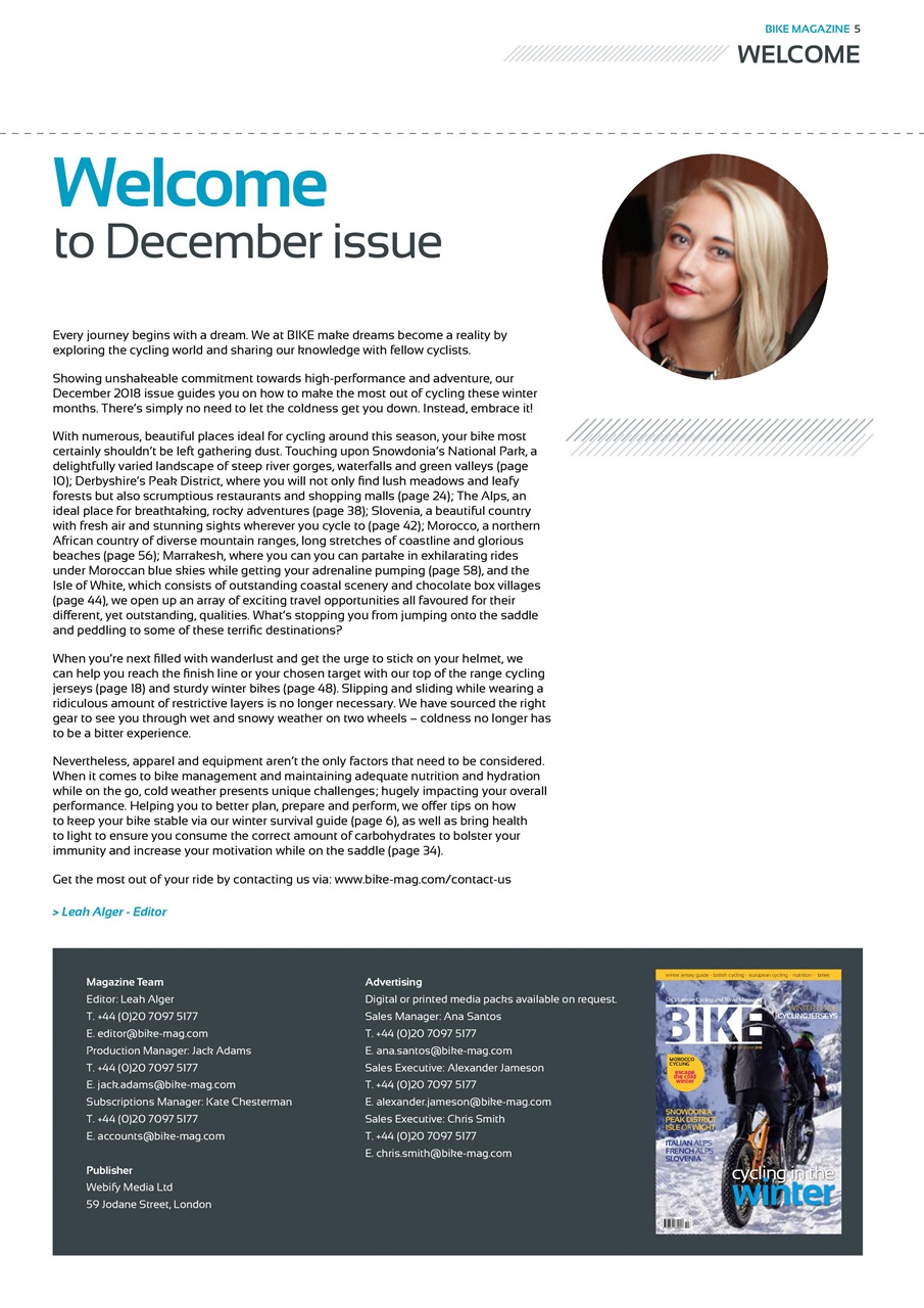 BIKE Magazine Preview Pages