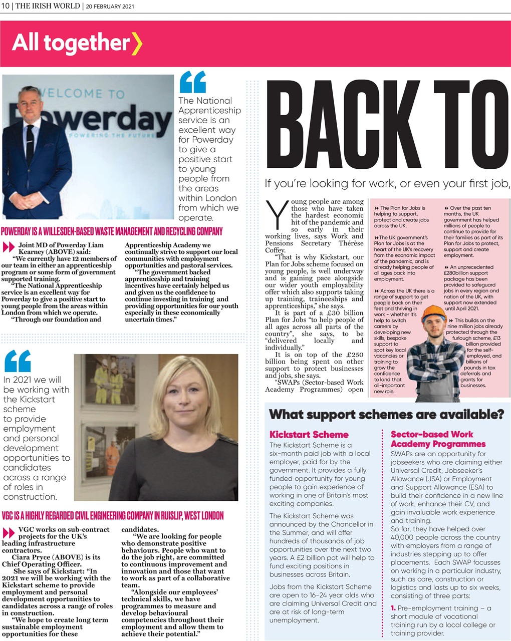 Irish World Preview Pages