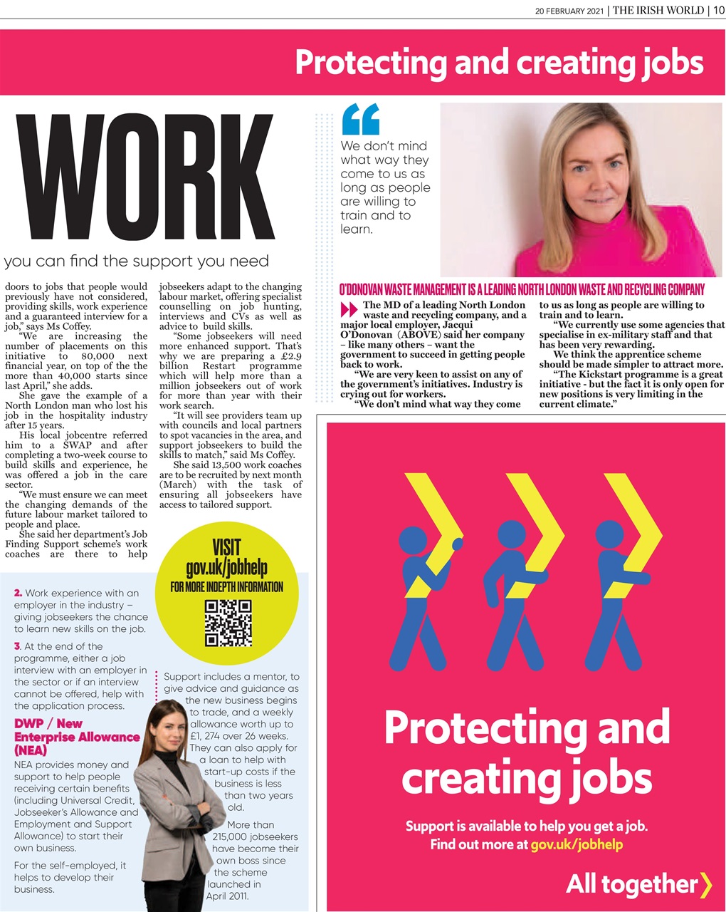 Irish World Preview Pages