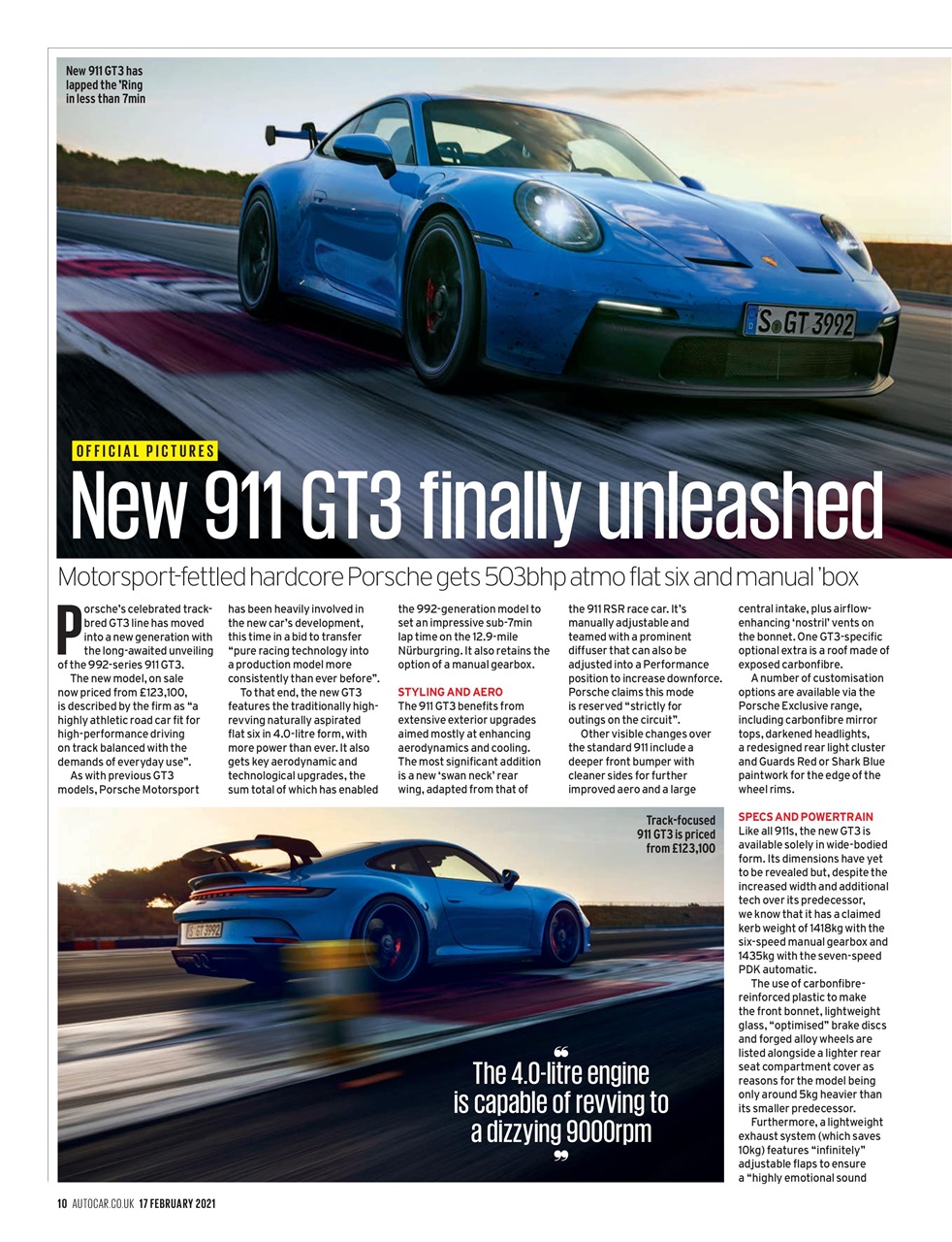 Autocar Preview Pages