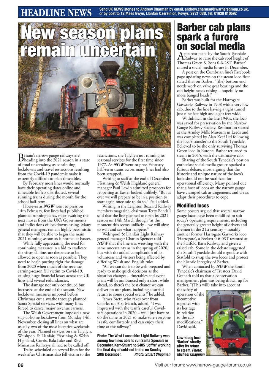 Narrow Gauge World Preview Pages