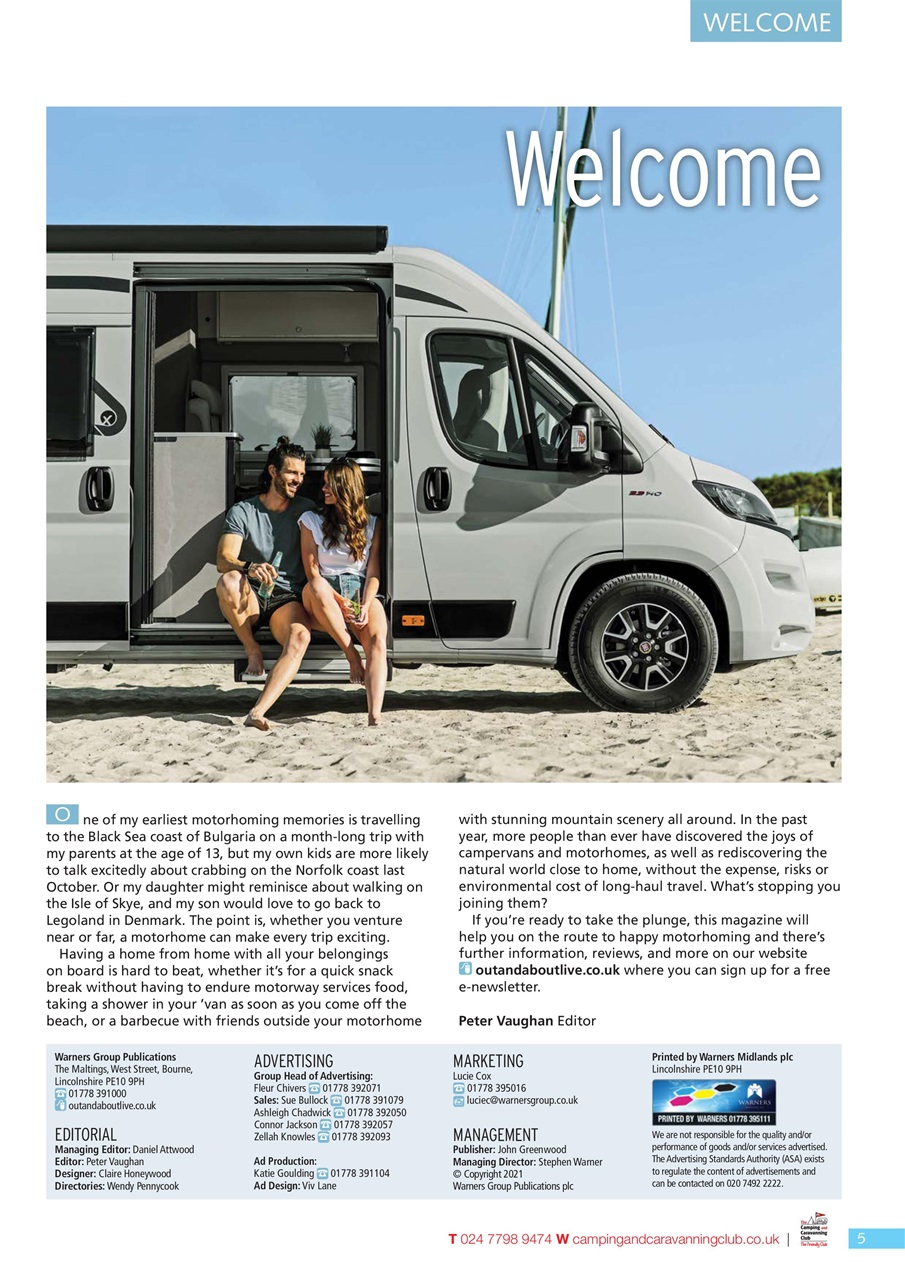 What Motorhome magazine Preview Pages