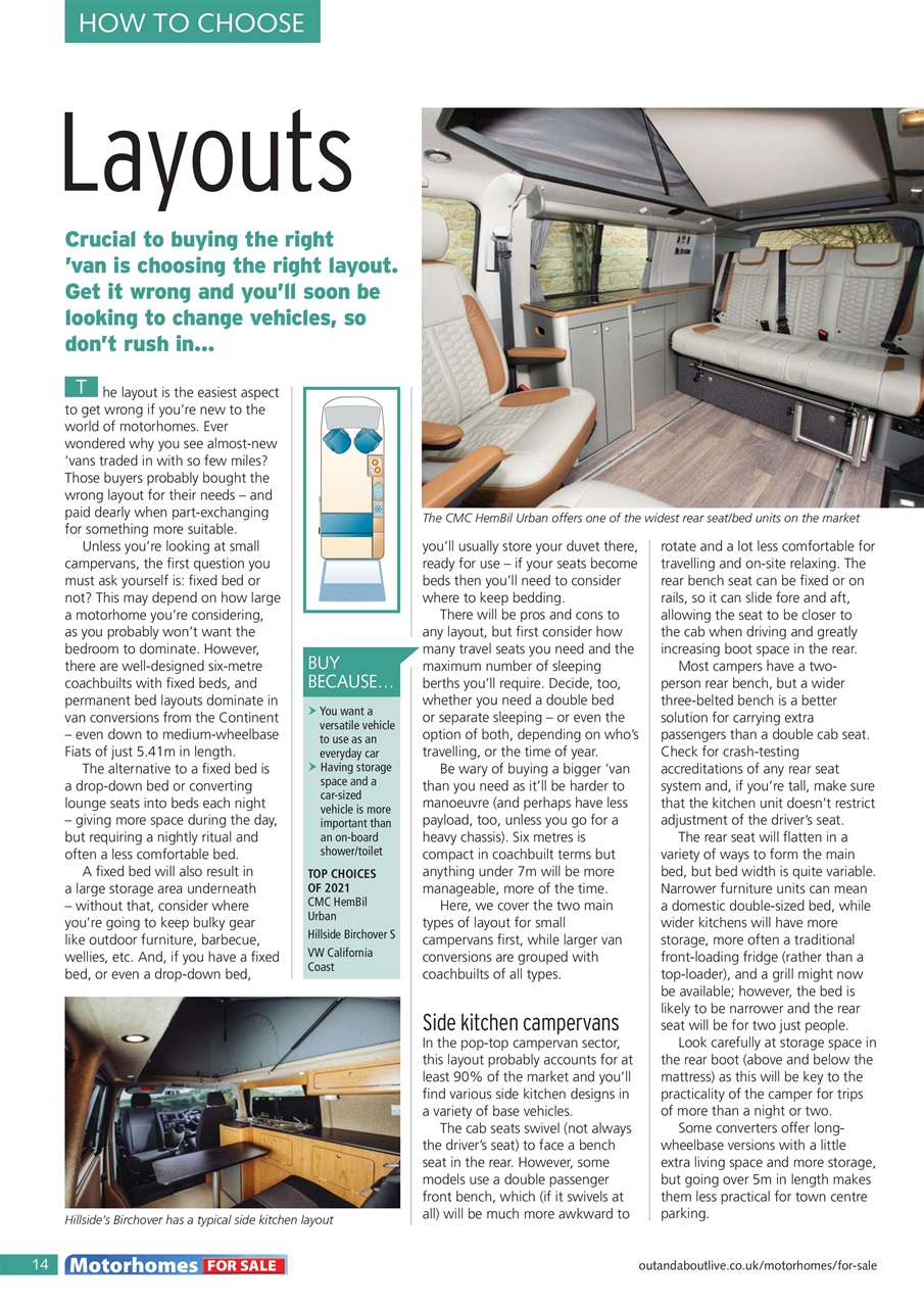 What Motorhome magazine Preview Pages