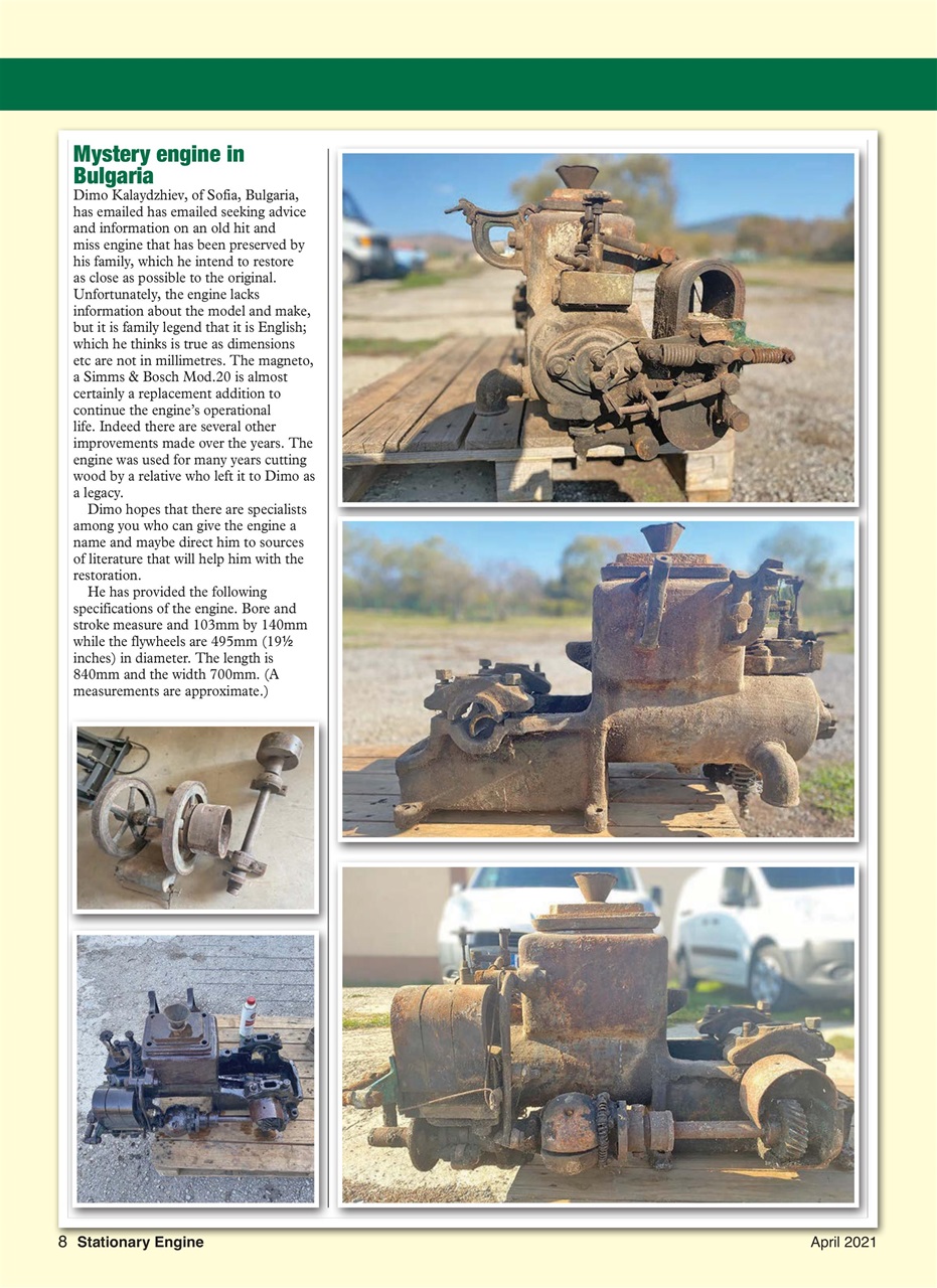 Stationary Engine Preview Pages