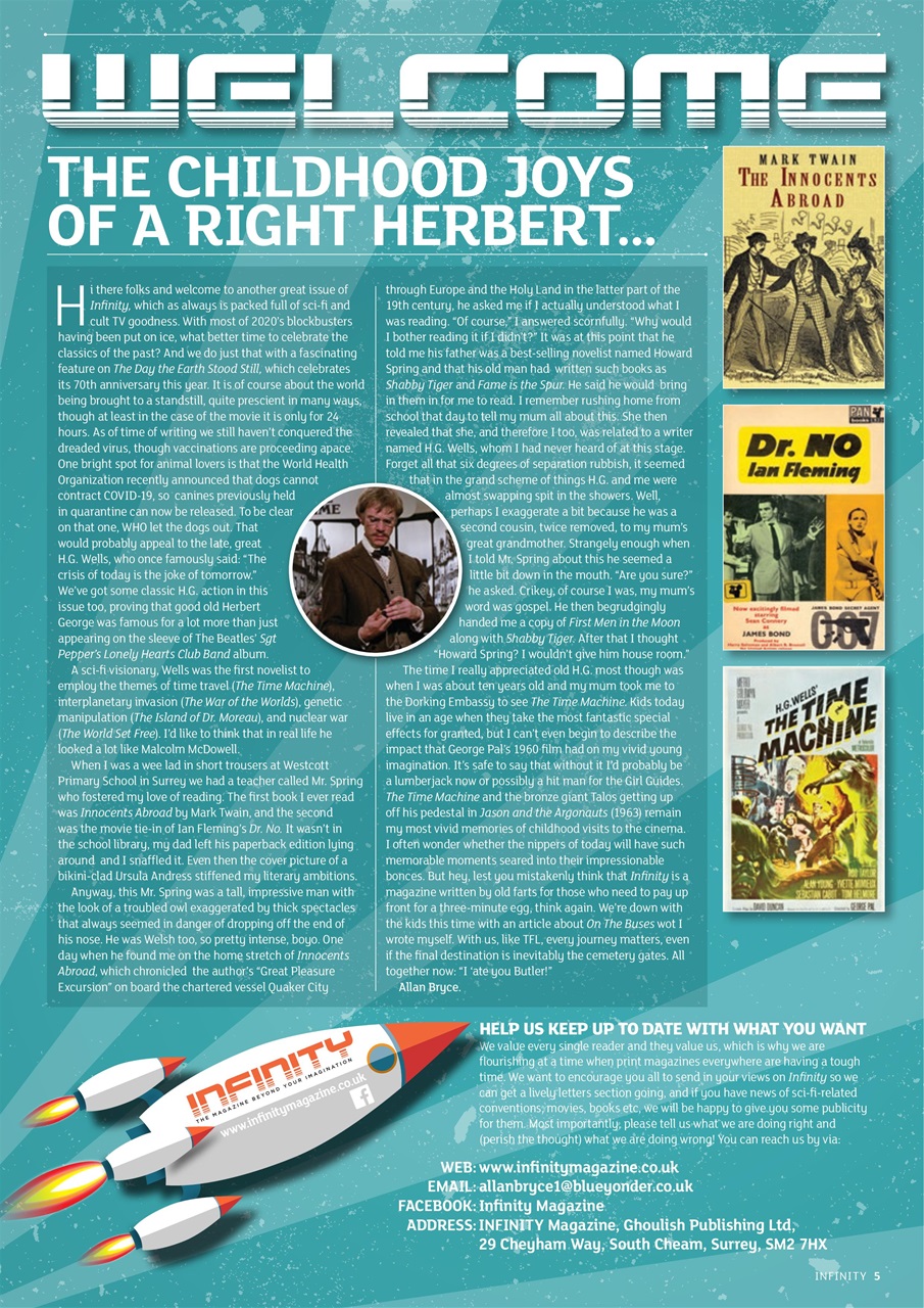 Infinity Magazine Preview Pages