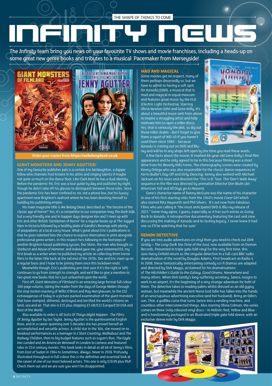 Infinity Magazine Preview Pages