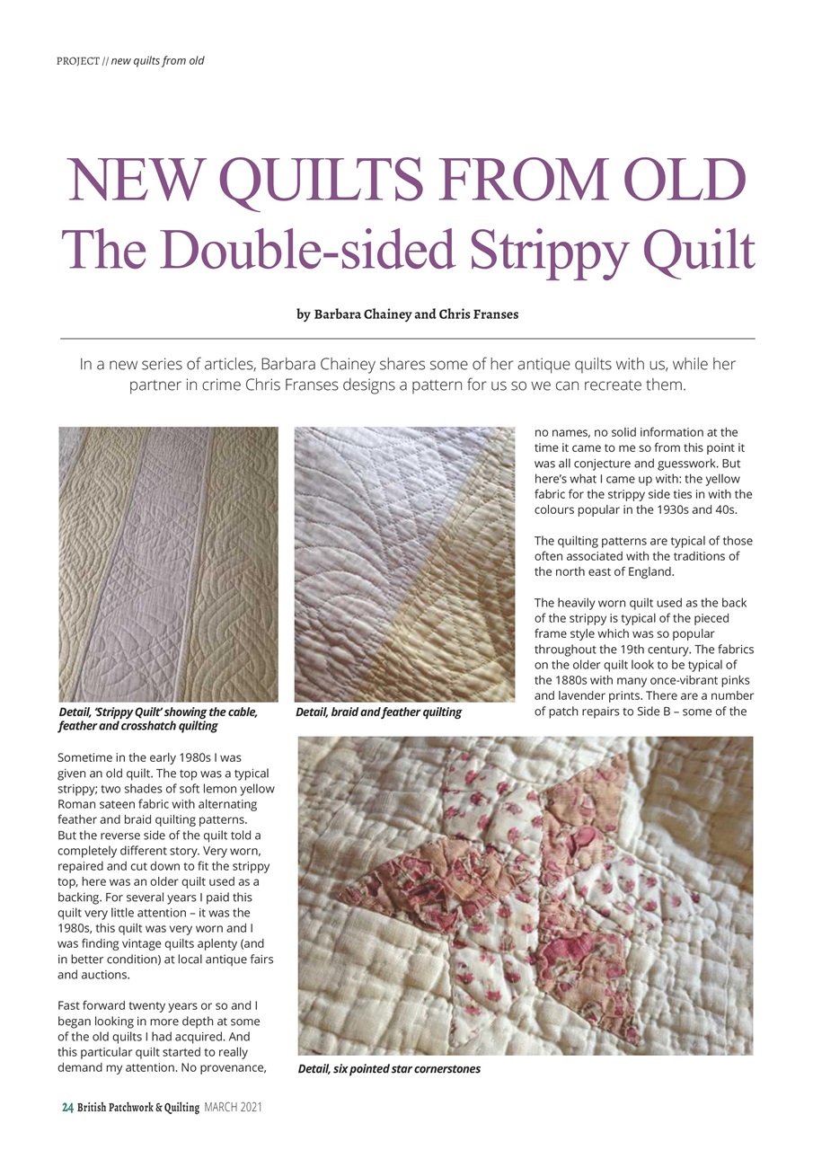 Patchwork and Quilting Preview Pages
