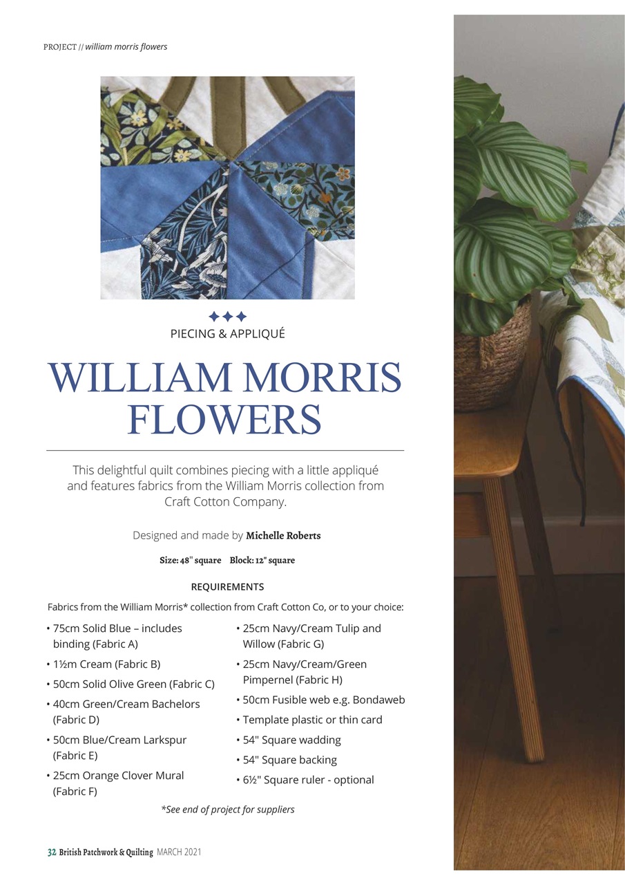 Patchwork and Quilting Preview Pages