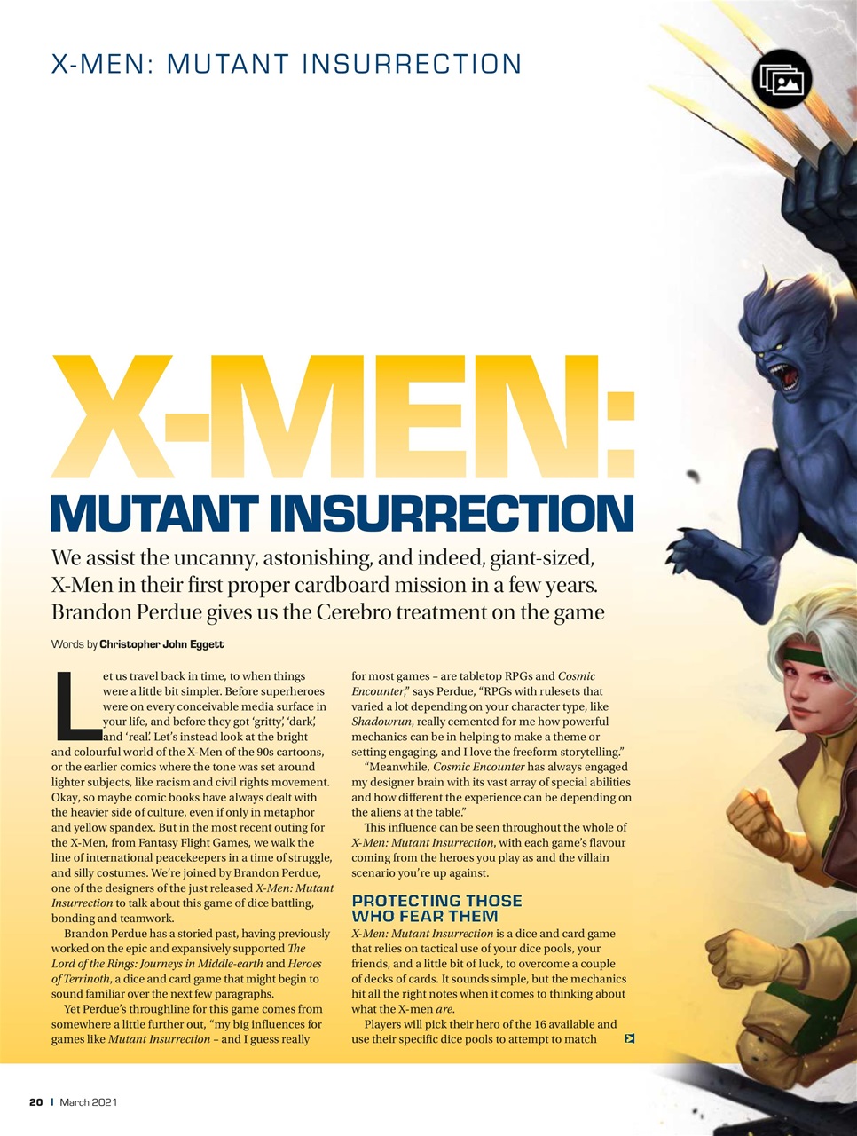 Tabletop Gaming Preview Pages