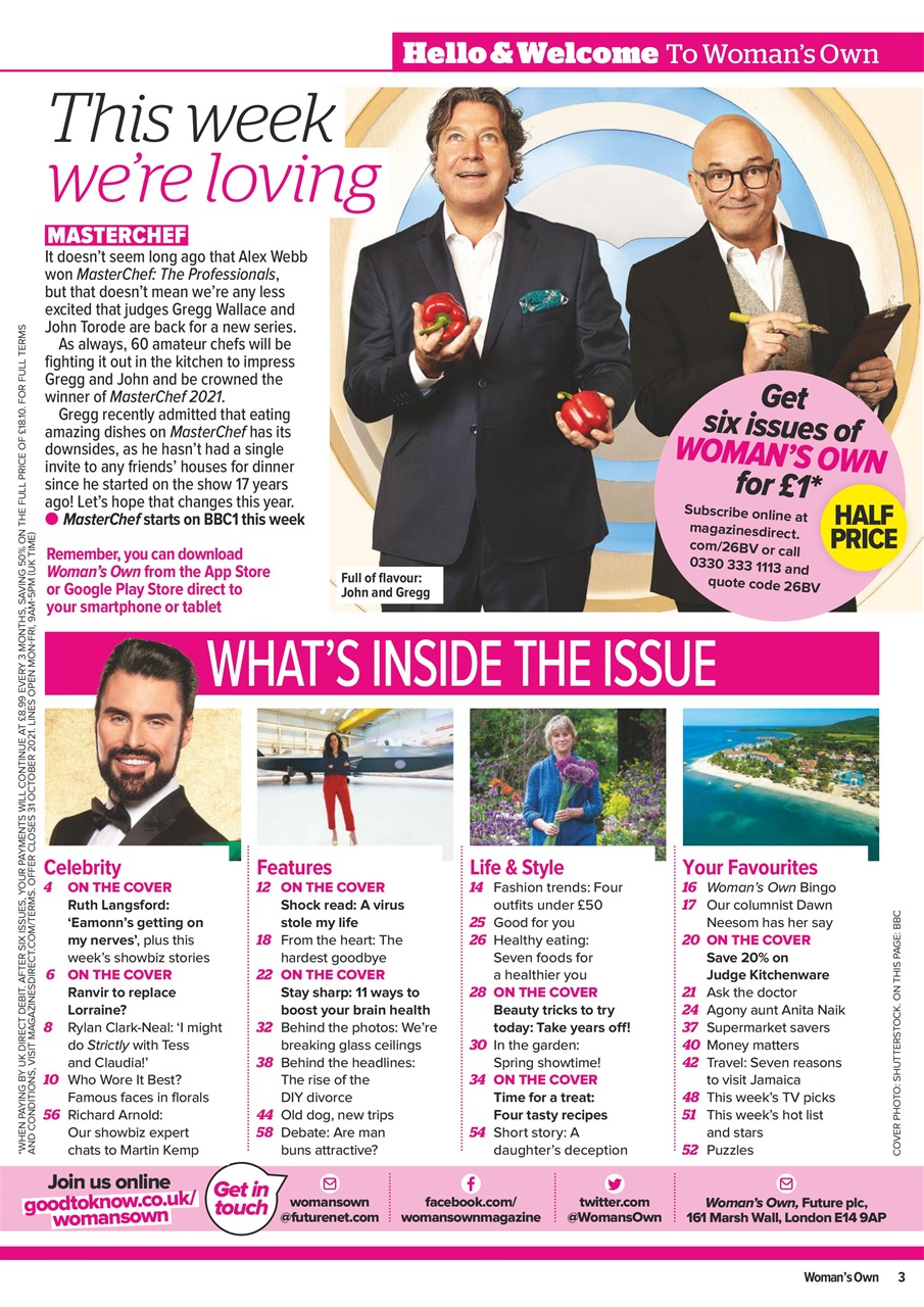 Woman's Own Preview Pages